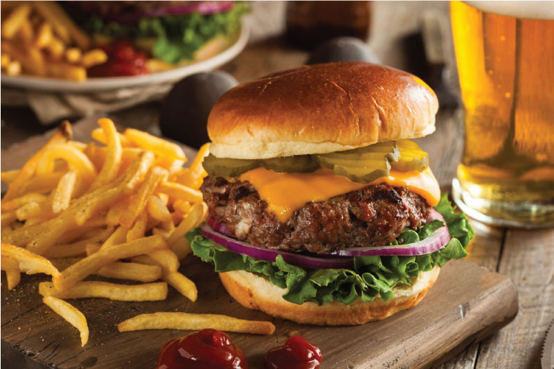 Burger meal