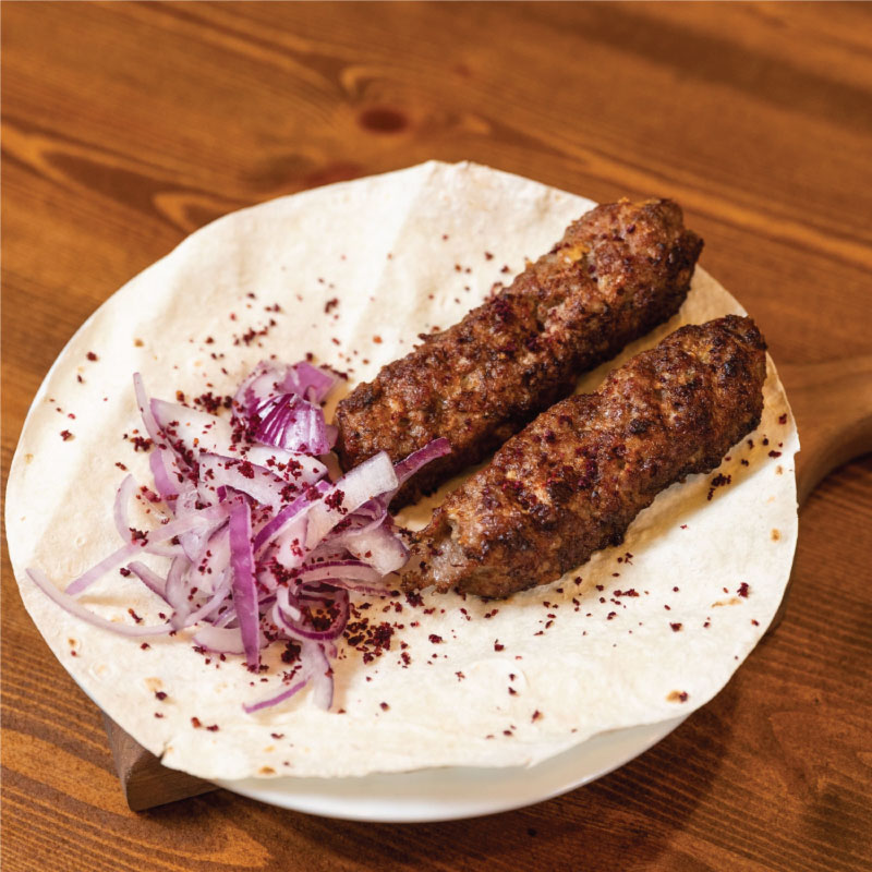 Lyulya kebab meal